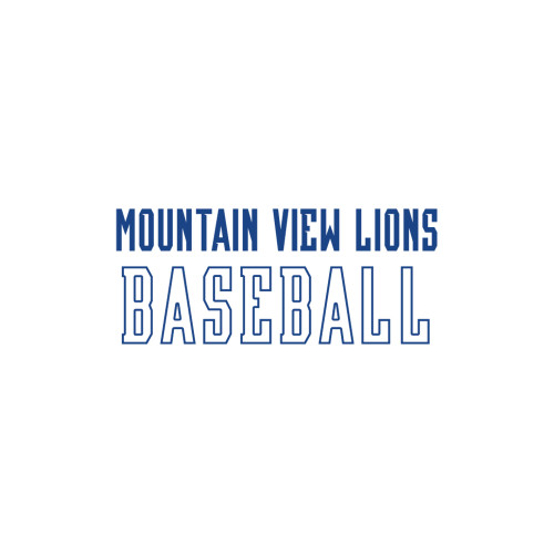  Medium Decal - Mountain View Lions Baseball