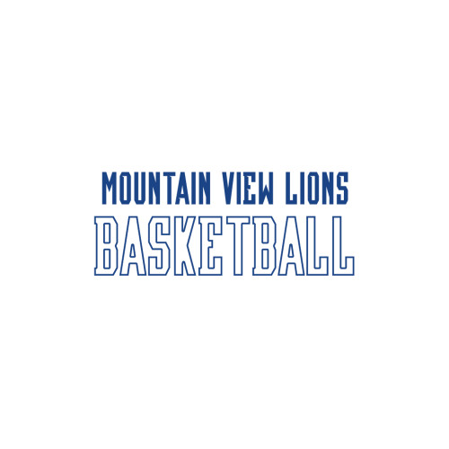  Medium Decal - Mountain View Lions Basketball