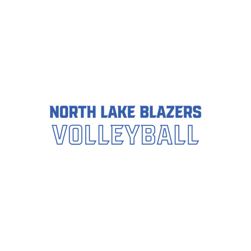  Medium Decal - North Lake Blazers Volleyball