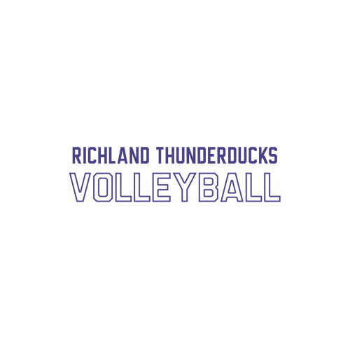  Medium Decal - Richland Thunderducks Volleyball