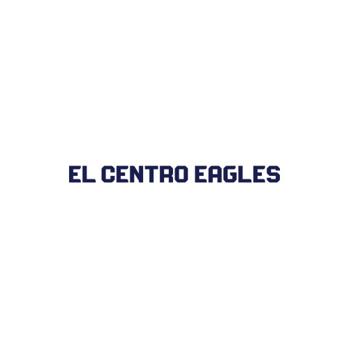  Medium Decal - El Centro Eagles Flat Text