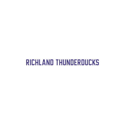  Medium Decal - Richland Thunderducks Flat Text