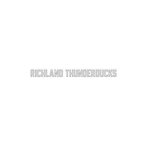  Medium Decal - Richland Thunderducks Flat Text