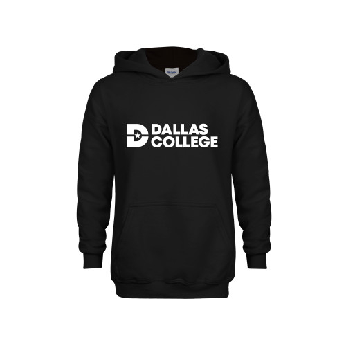  Youth Black Fleece Hoodie - Primary Mark
