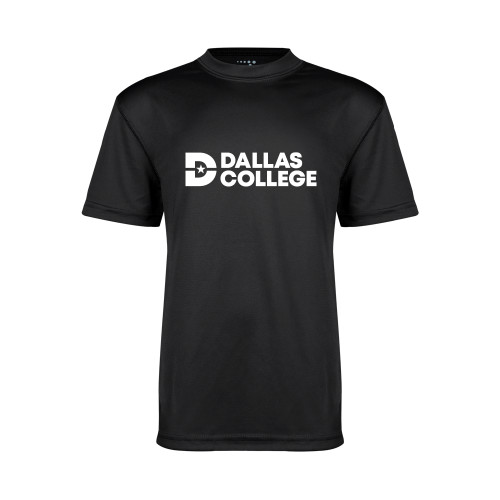  Youth Performance Black Tee - Primary Mark