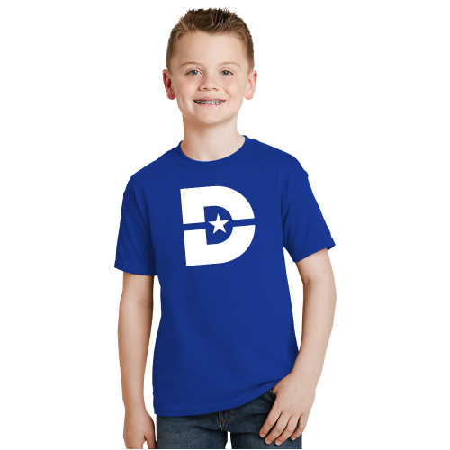  Youth Royal T Shirt - D Mark