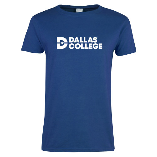  Womens Royal Short Sleeve Tee - Primary Mark