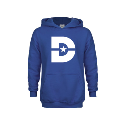  Youth Royal Fleece Hoodie - D Mark