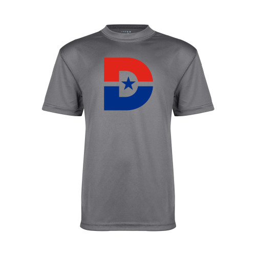  Youth Performance Grey Concrete Tee - D Mark
