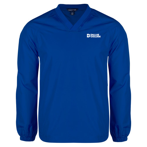  Royal V Neck Raglan Windshirt - Primary Mark