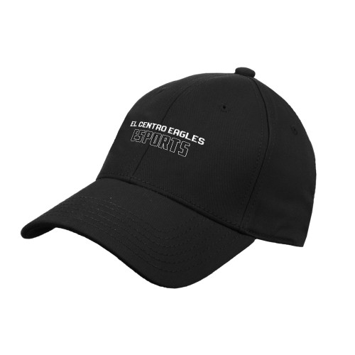  Black Structured Adjustable Pro Style Hat - EL Centro Eagles Esports