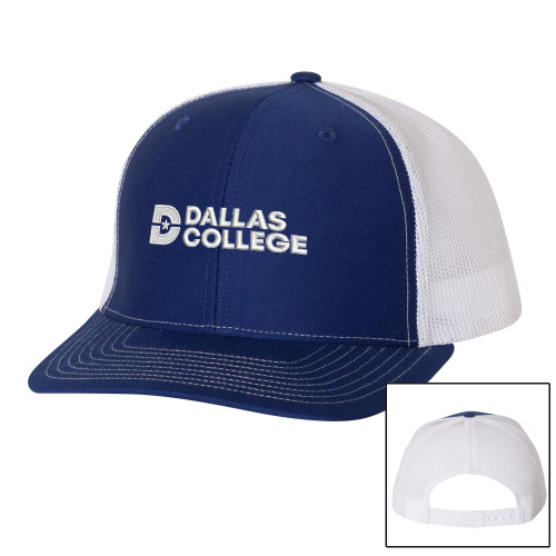  Richardson Royal/White Trucker Hat - Primary Mark