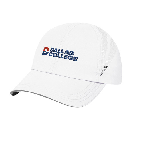  White Performance Cap - Primary Mark