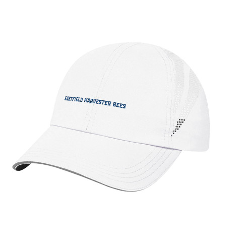  White Performance Cap - Eastfield Harvester Bees Flat Text