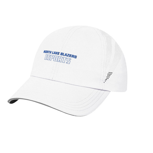  Womens White Performance Cap - North Lake Blazers Esports
