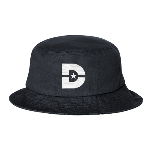  Sportsman Black Bucket Hat - D Mark