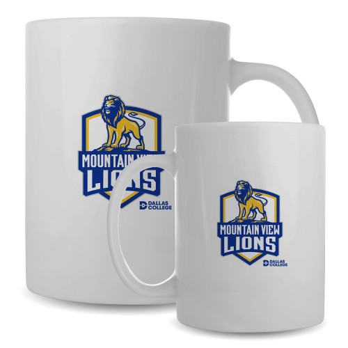  Full Color White Mug 15oz - Moutain View Lions