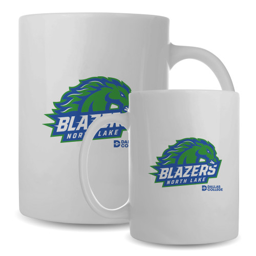  Full Color White Mug 15oz - North Lake Blazers