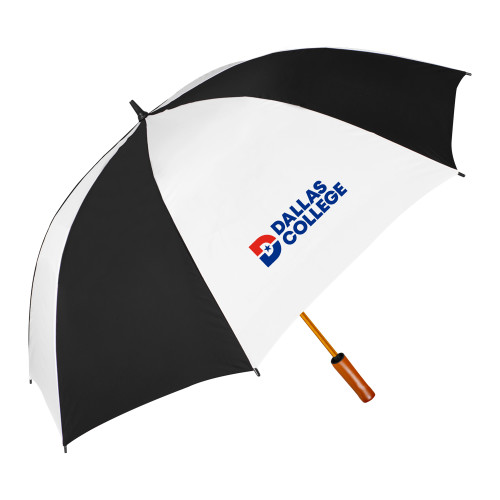  64 Inch Black/White Umbrella - Primary Mark