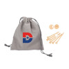 Thumbnail image for  Bamboo Golf Tee Set w/ Grey Recycled Pouch
