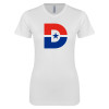 Thumbnail image for  Next Level Womens White Boyfriend Tee