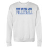 Thumbnail image for  Bella + Canvas White Fleece Crew
