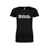 Thumbnail image for  Next Level Girls Black Fashion Fit T Shirt