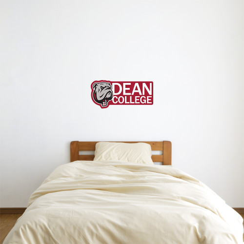  1 ft x 2 ft Fan WallSkinz - Dean College w/ Bulldog Head