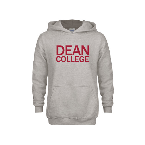  Youth Grey Fleece Hood - Primary Mark