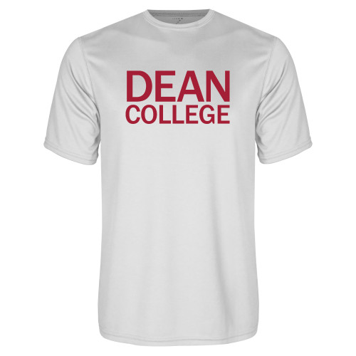  White Performance Tee - Primary Mark