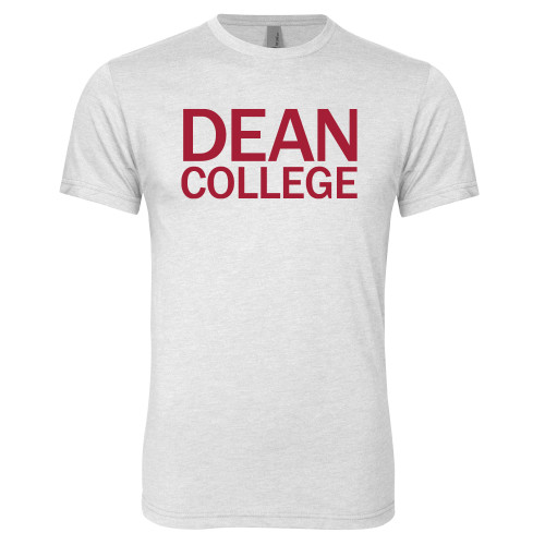  Next Level Heather White Triblend Tee - Primary Mark