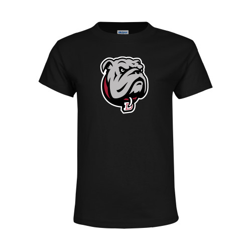  Youth Black T Shirt - Bulldog Head