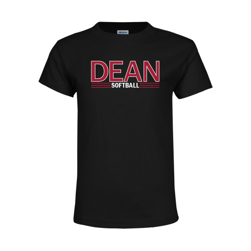  Youth Black T Shirt - Softball