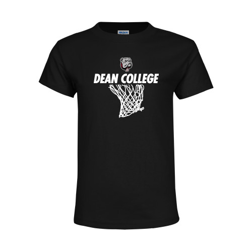  Youth Black T Shirt - Basketball Net Design