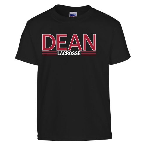  Youth Black T Shirt - Lacrosse