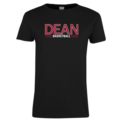  Womens Black Short Sleeve Tee - Basketball