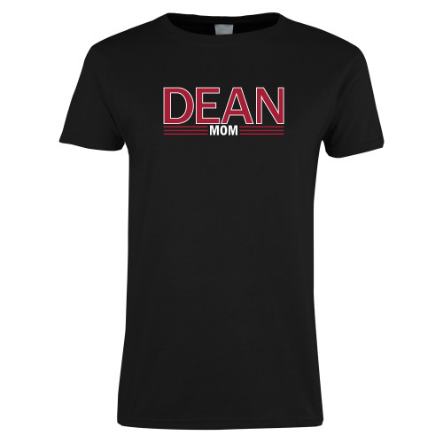  Womens Black Short Sleeve Tee - Mom