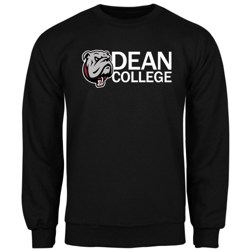  Black Fleece Crew - Dean College w/ Bulldog Head