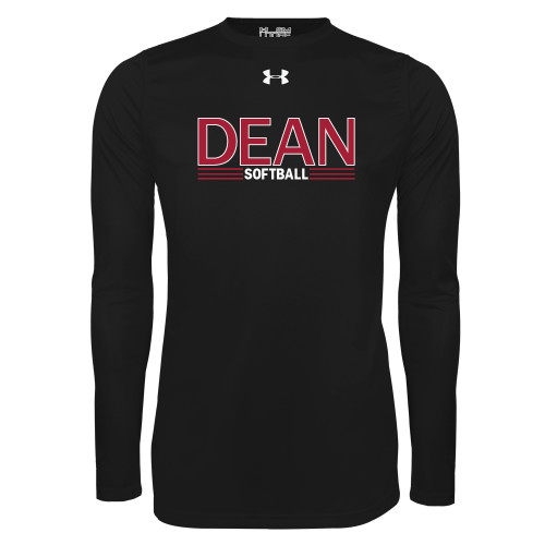  Under Armour Black Long Sleeve Tech Tee - Softball