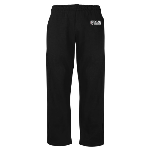  Black Fleece Open Bottom Pant - Dean College w/ Bulldog Head