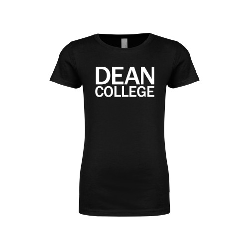  Next Level Girls Black Fashion Fit T Shirt - Primary Mark