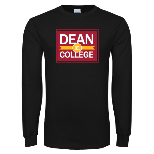  Black Long Sleeve T Shirt - Patch Logo