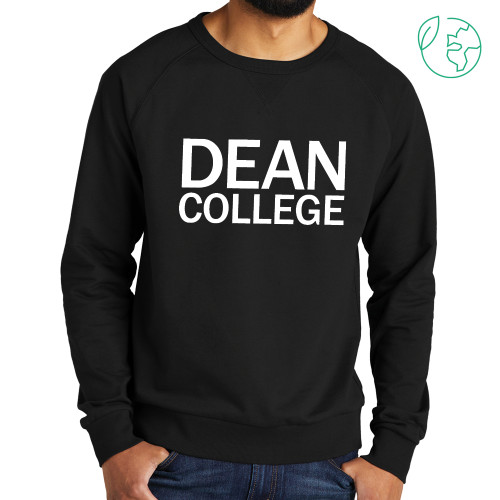  Allmade Black Organic French Terry Crewneck Sweatshirt - Primary Mark