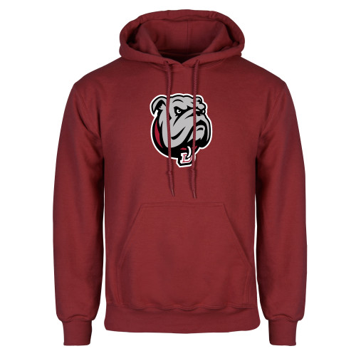  Cardinal Fleece Hoodie - Bulldog Head
