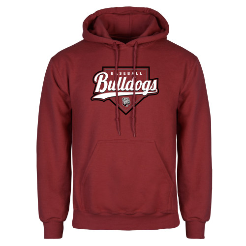  Cardinal Fleece Hoodie - Baseball Plate Design