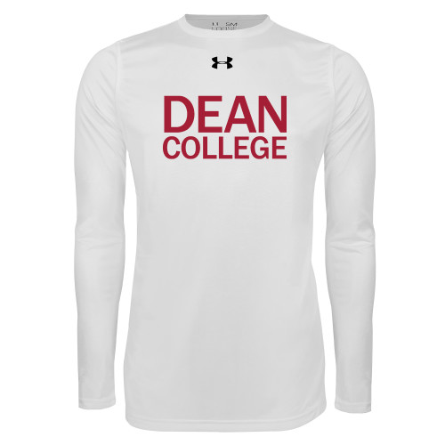  Under Armour White Long Sleeve Tech Tee - Primary Mark