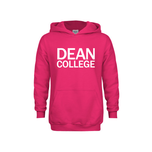  Youth Hot Pink Fleece Hoodie - Primary Mark