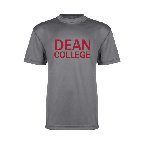  Youth Performance Grey Concrete Tee - Primary Mark