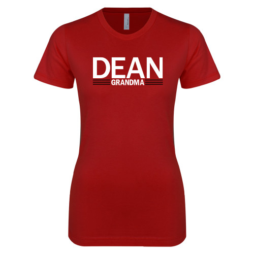  Next Level Womens Cardinal Boyfriend Tee - Grandma