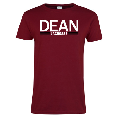  Next Level Womens Cardinal Short Sleeve Tee - Lacrosse